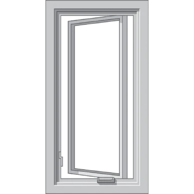 Salt Lake City Pella Hurricane Shield Series Vinyl Casement Window