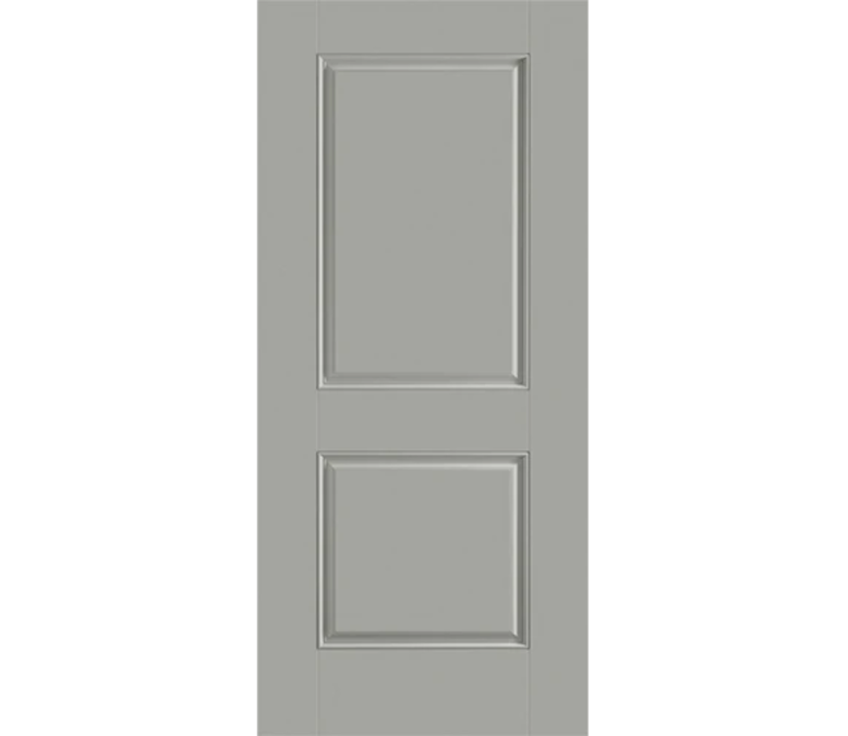 Salt Lake City Two Panel Square Fiberglass Entry Door